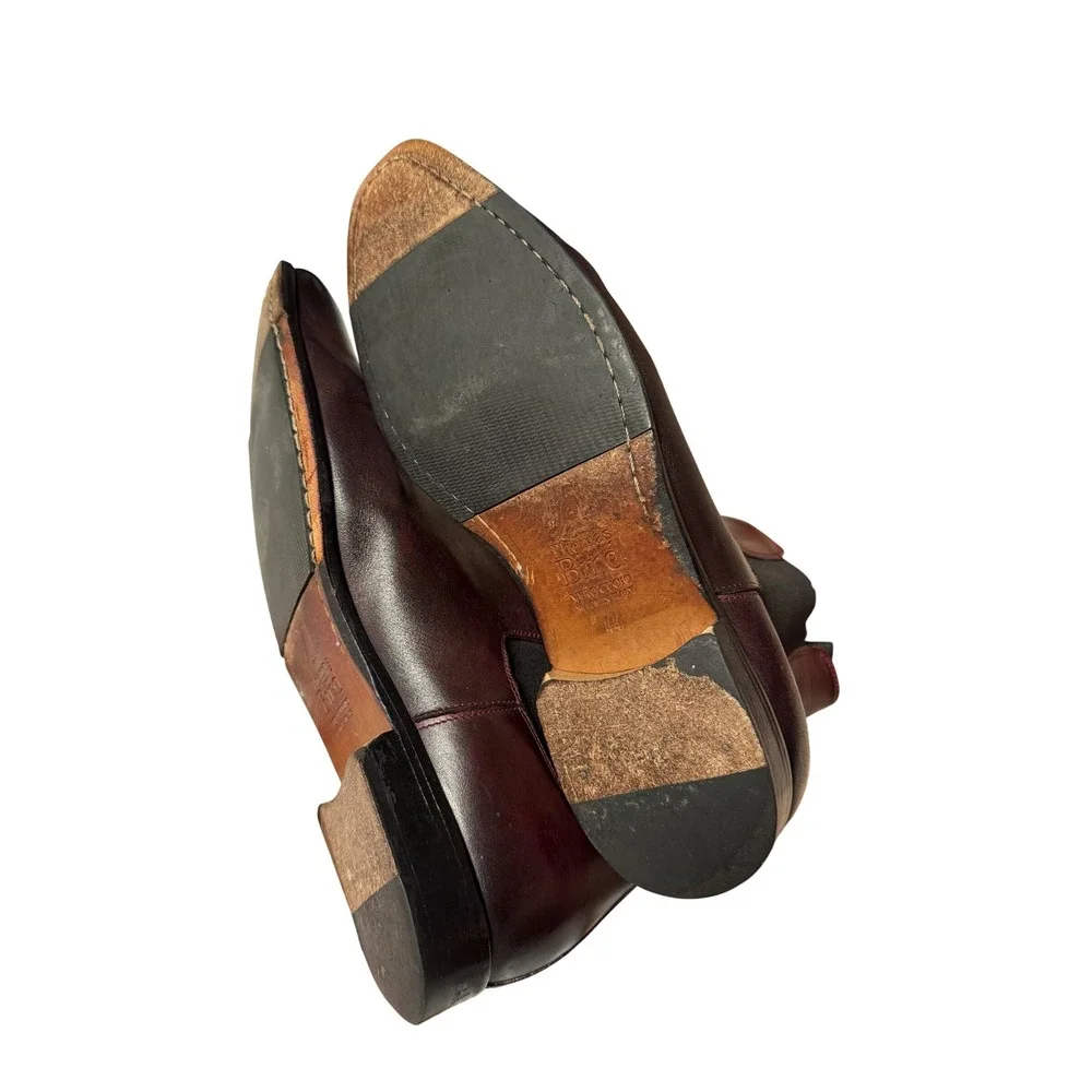Thomas Bird Eastwood Chelsea Boots Oxblood Leather Made in Italy Sz 44 Classic